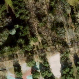 Britz Beach Volleyball Court #3 — aerial view