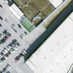 Volleyball Court, Berlin — aerial view