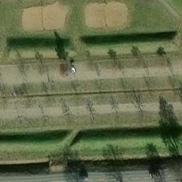 Sand Volleyball Court, Isernhagen — aerial view