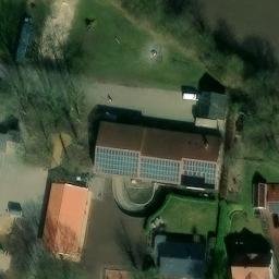 Sand Volleyball Court, Emsbüren — aerial view