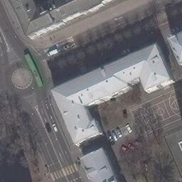 Volleyball Court — aerial view