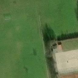 Sand Volleyball Court in Lahe, Niedersachsen — aerial view