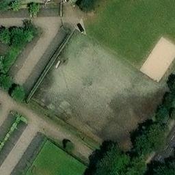 Sand Volleyball Court — aerial view