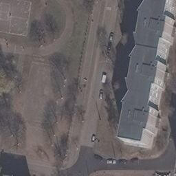Volleyball Court — aerial view