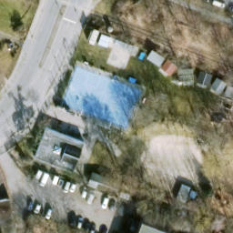 Volleyball Court — aerial view