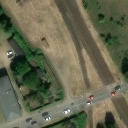 Klingenbergsiedlung Beach Volleyball Court — aerial view