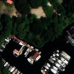Berliner Vorstadt Beach Volleyball Court — aerial view