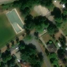 Sand Volleyball Court, Schönefeld — aerial view
