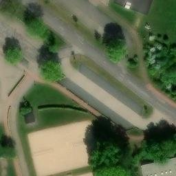 Sand Volleyball Court, Emsbüren — aerial view