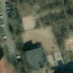 Volleyball Court, Potsdam — aerial view