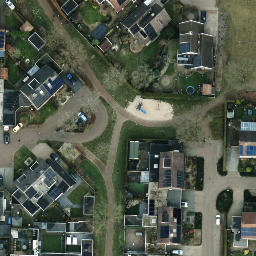 Volleyball Court — aerial view