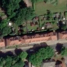 Grass Volleyball Court, Potsdam — aerial view