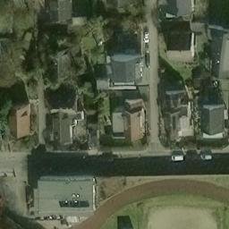 Sand Volleyball Court in Ahlem, Niedersachsen — aerial view