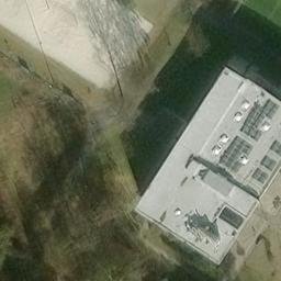 Sand Volleyball Court, Hannover — aerial view