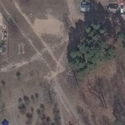 Sand Volleyball Court — aerial view