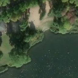 Sand Volleyball Court, Brandenburg an der Havel — aerial view
