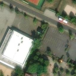 Sand Volleyball Court — aerial view