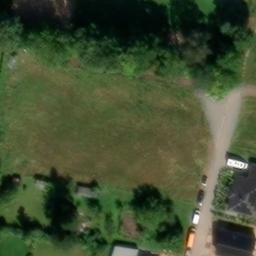 Sand Volleyball Court, Petershagen — aerial view