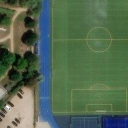 Kirchsteigfeld Beach Volleyball Court #1 — aerial view