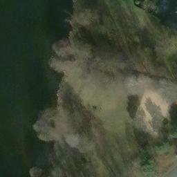 Sand Volleyball Court in Schmöckwitz, Brandenburg — aerial view