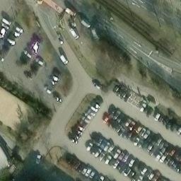 Sand Volleyball Court, Hannover — aerial view