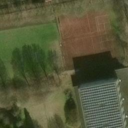 Sand Volleyball Court, Hannover — aerial view