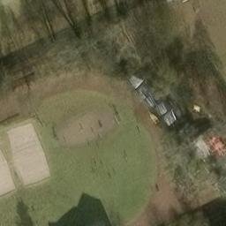 Sand Volleyball Court, Hannover — aerial view