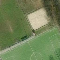 Grass Volleyball Court, Hannover — aerial view