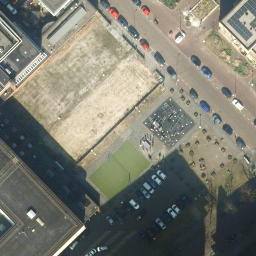 Volleyball Court — aerial view