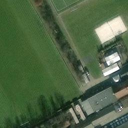 Sand Volleyball Court, Braunschweig — aerial view