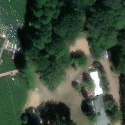 Sand Volleyball Court, Kloster Lehnin — aerial view
