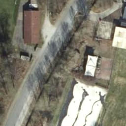 Sand Volleyball Court, Peine — aerial view