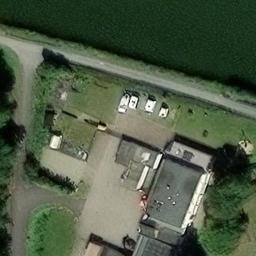 Sand Volleyball Court, Osnabrück — aerial view