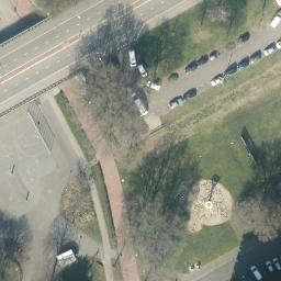 Volleyball Court — aerial view