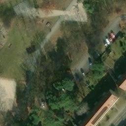 Sand Volleyball Court, Ludwigsfelde — aerial view