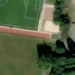 Sand Volleyball Court, Osnabrück — aerial view