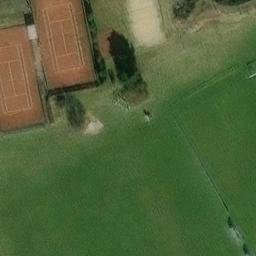Sand Volleyball Court in Schwarzer Berg, Niedersachsen — aerial view