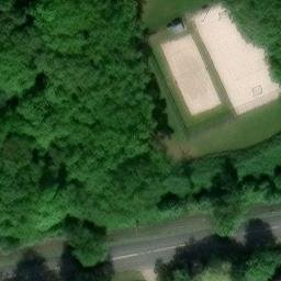 Sand Volleyball Court, Hörstel — aerial view