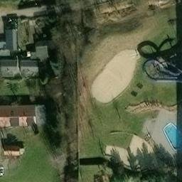 Sand Volleyball Court, Braunschweig — aerial view