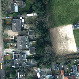 Sand Volleyball Court — aerial view