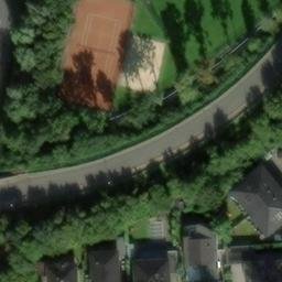 Sand Volleyball Court, Rheine — aerial view