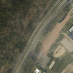 Sand Volleyball Court — aerial view