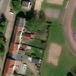 Volleyball Court, Burg — aerial view