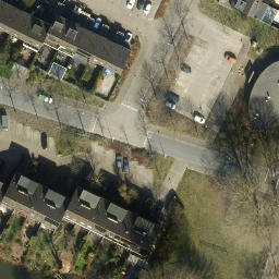 Grass Volleyball Court — aerial view