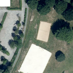 Ibbenbüren Beach Volleyball Court — aerial view