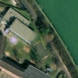 Sand Volleyball Court, Hörstel — aerial view