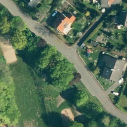 Sand Volleyball Court, Obernkirchen — aerial view
