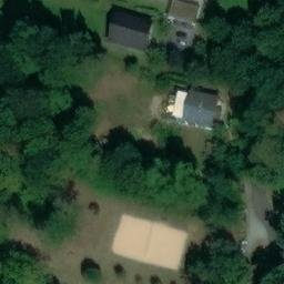 Sand Volleyball Court — aerial view