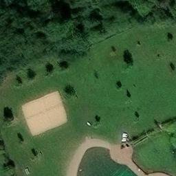 Gaste Beach Volleyball Court — aerial view