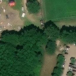 Sand Volleyball Court, Mittenwalde — aerial view